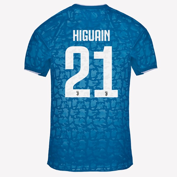 Camiseta Juventus NO.21 Higuain 3ª 2019-2020 Azul
